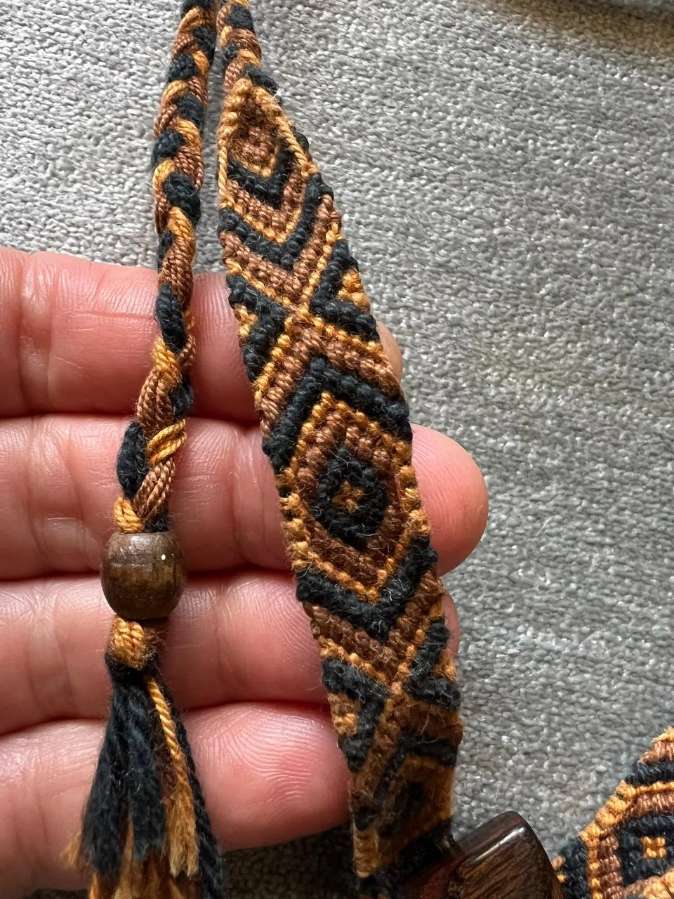 Collier en macramé – photo 2